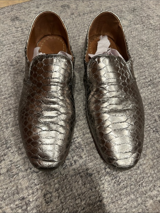 Frye Shoes - Rare! Frye Silver Ashley Slip On Flats Size 8